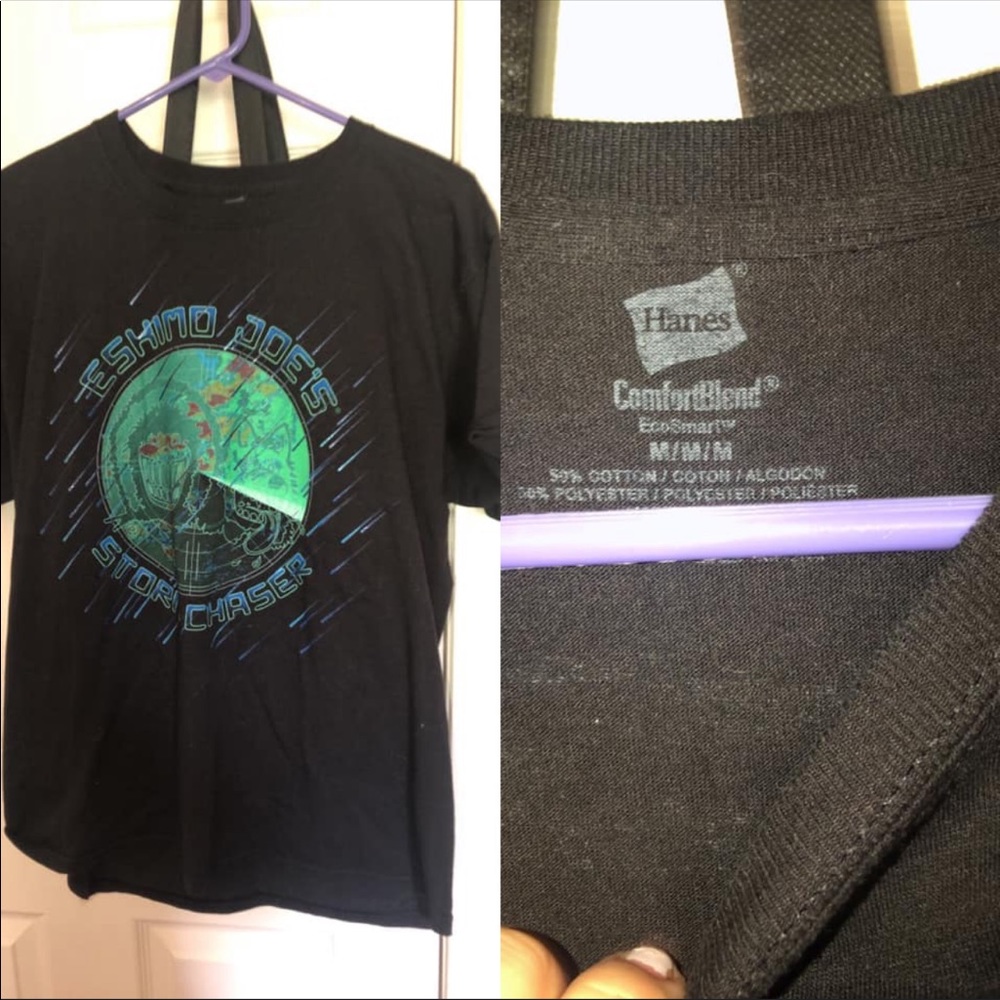 eskimo joes glow in the dark shirt